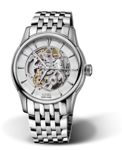 Oris 01 734 7670 4051-07 8 21 77 : Artelier Skeleton 40 Stainless Steel / Bracelet